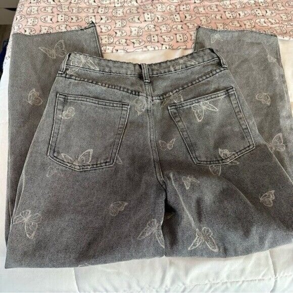 Simple Society Ankle Straight Super High Rise Jeans Size 27 - Picture 4 of 10